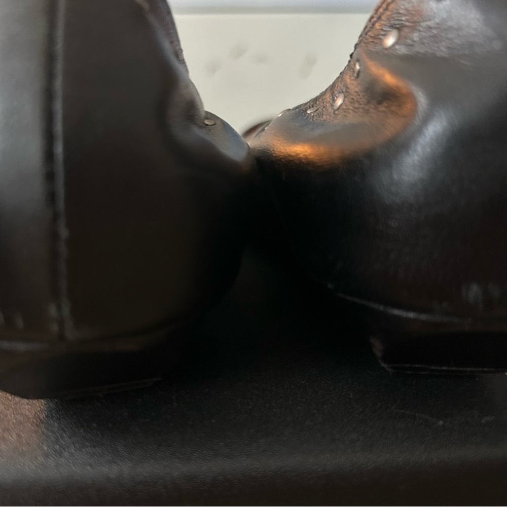 Lanvin Studded Leather Point Toe Flats - Picture 9 of 11